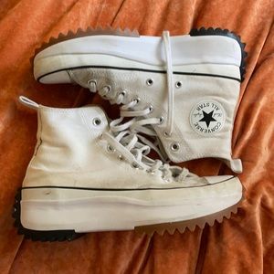 High top white converse